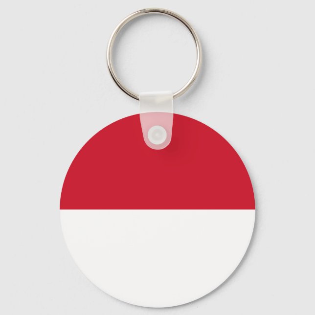 Flag of Monaco Keychain (Front)
