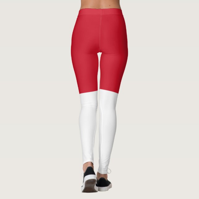 Flag of Monaco Leggings (Back)
