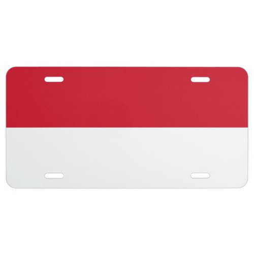 Flag of Monaco License Plate