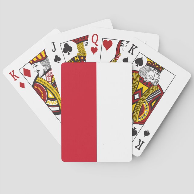 Flag of Monaco Poker Cards (Back)