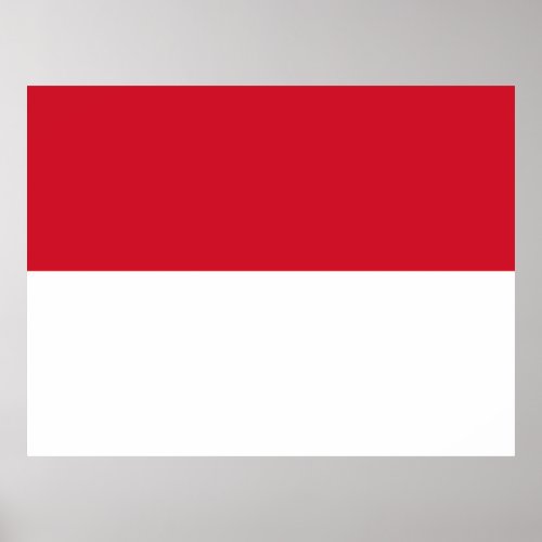 Flag of Monaco Poster
