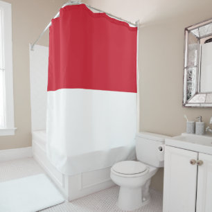 Flag of Monaco Shower Curtain