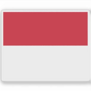 Flag of Monaco Sticker