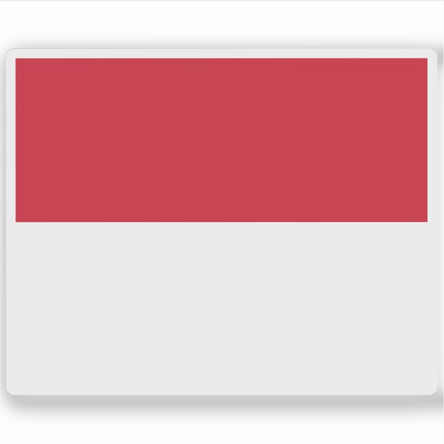 Flag of Monaco Sticker (Front)