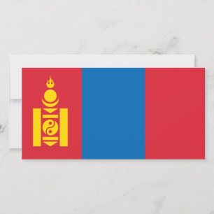 Flag of Mongolia Card
