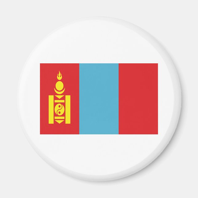 Flag of Mongolia Magnet (Front)