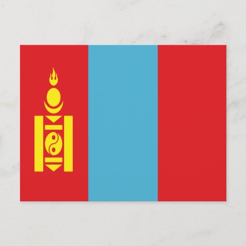 Flag of Mongolia Postcard