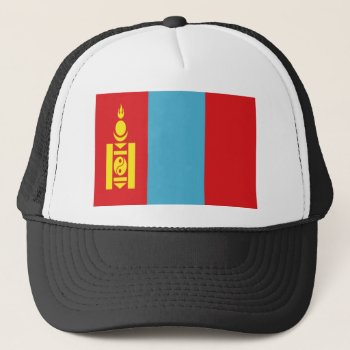 Flag Of Mongolia Trucker Hat by TwoTravelledTeens at Zazzle