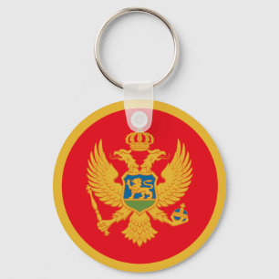 Flag of Montenegro Keychain