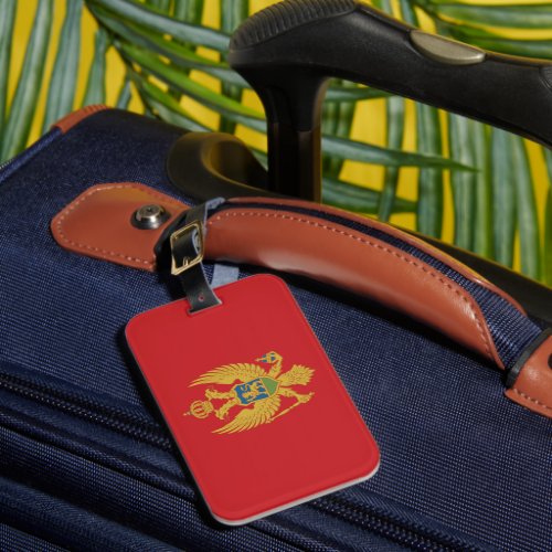 Flag of Montenegro  Luggage Tag