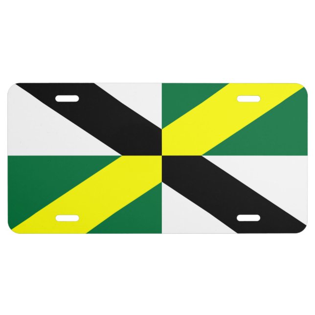 Flag of Monterey, California License Plate (Front)