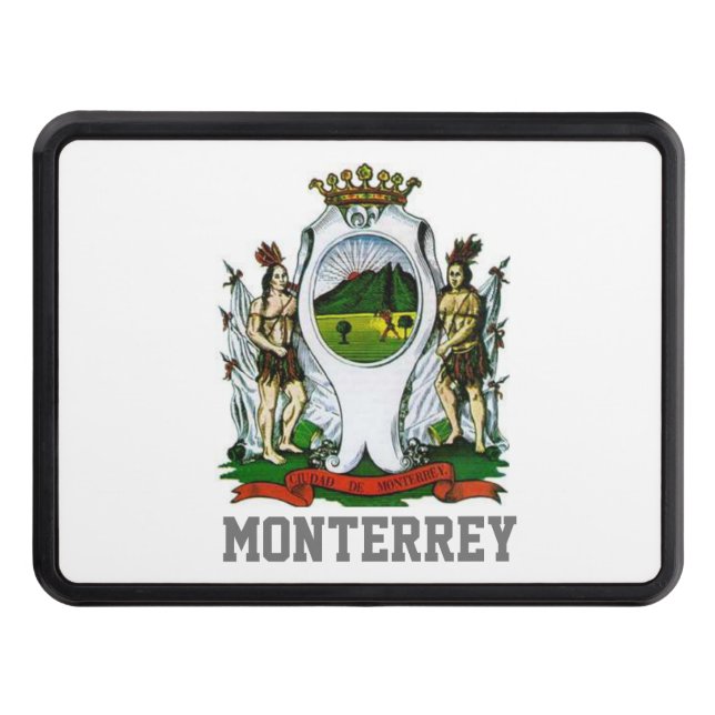 Flag of Monterrey, Nuevo León - MEXICO Hitch Cover (Front)