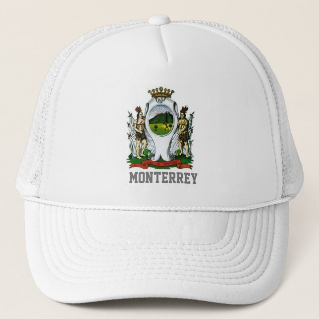 Flag of Monterrey, Nuevo León - MEXICO Trucker Hat (Front)