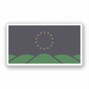Flag of Montpelier, Vermont Sticker