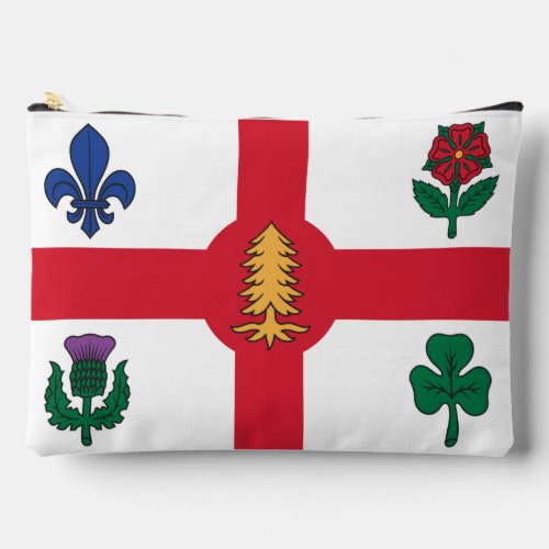 Flag of Montreal Quebec Accessory Pouch
