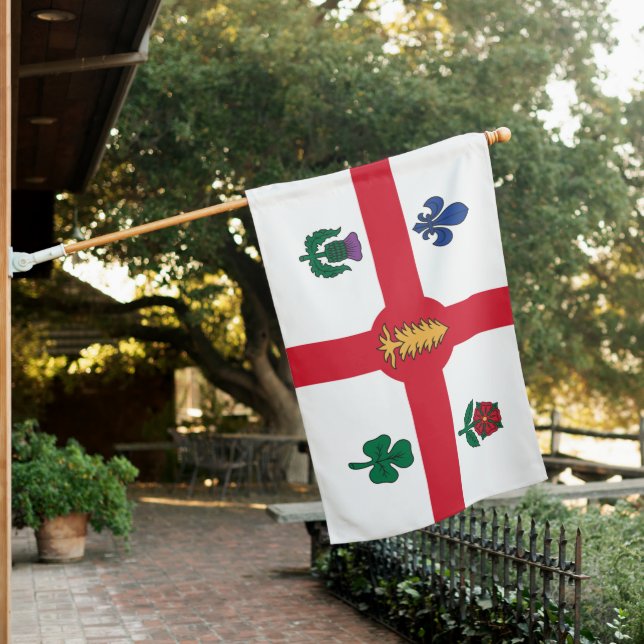 Flag of Montreal (Quebec, Canada) (In SItu)