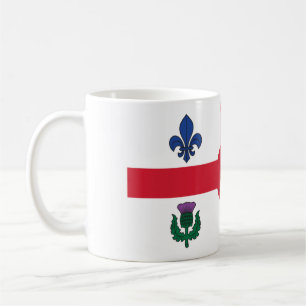 Flag of Montreal, Quebec Coffee Mug