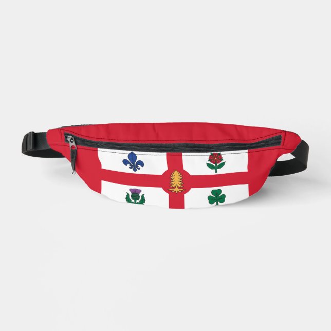 Flag of Montreal, Quebec Fanny Pack (Front)