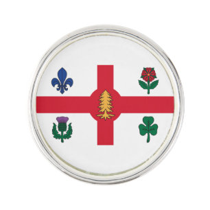 Flag of Montreal, Quebec Lapel Pin