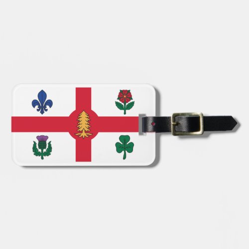 Flag of Montreal Quebec Luggage Tag