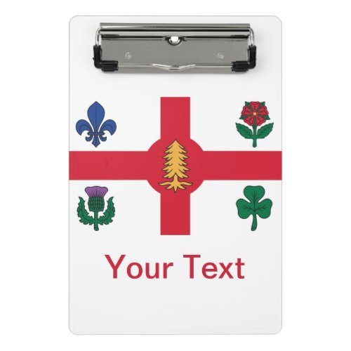 Flag of Montreal Quebec Mini Clipboard