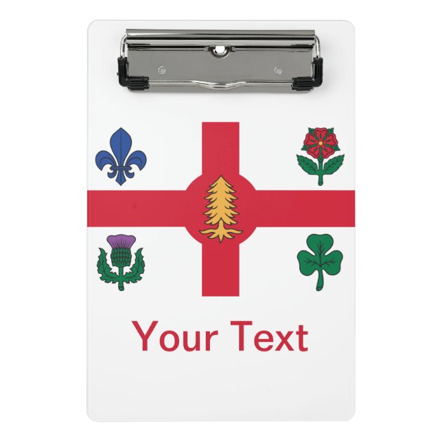 Flag of Montreal, Quebec Mini Clipboard (Front)