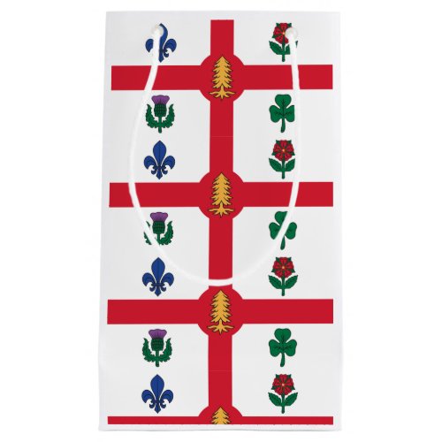 Flag of Montreal Quebec Small Gift Bag