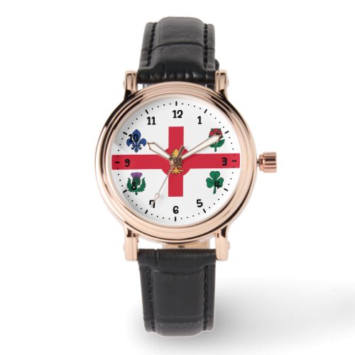 Flag of Montreal Quebec Watch