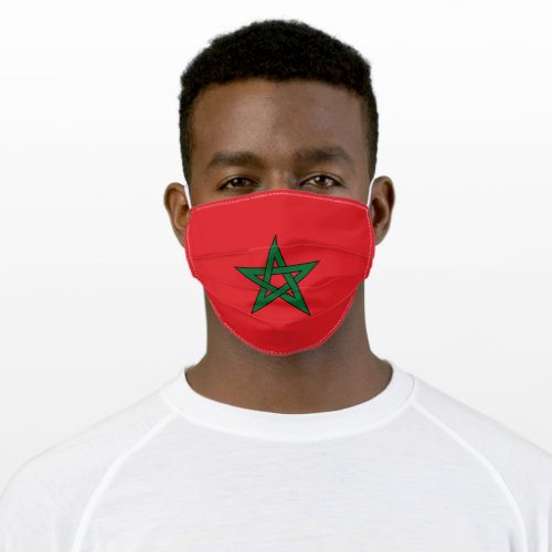 Flag Of Morocco Adult Cloth Face Mask