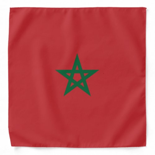 Flag of Morocco Bandana