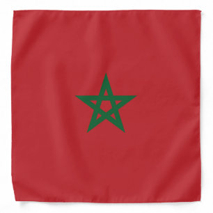 Flag of Morocco Bandana
