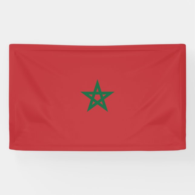 Flag of Morocco Banner (Horizontal)