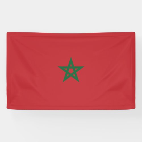 Flag of Morocco Banner
