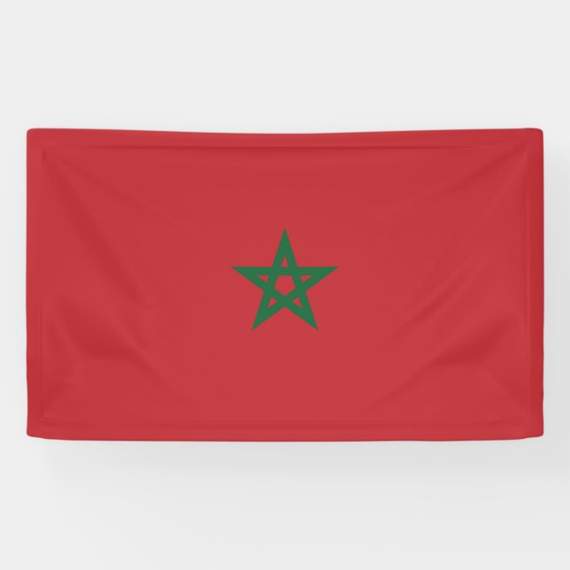 Flag of Morocco Banner (Horizontal)
