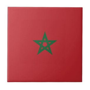 Flag of Morocco Ceramic Tile