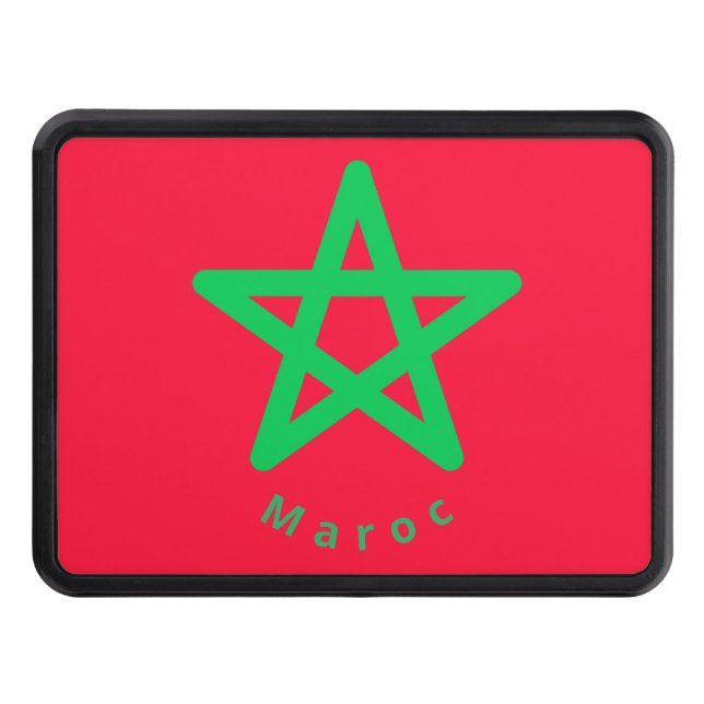 Flag of Morocco Hitch Cover (Front)