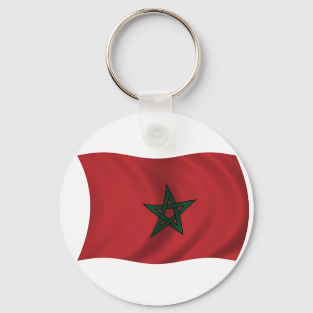 Flag of Morocco Keychain (Front)