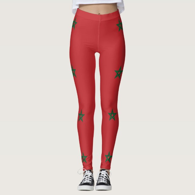Flag of Morocco Leggings (Front)