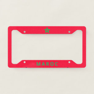 Flag of Morocco License Plate Frame