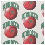 Flag of Morocco Moroccan Soccer Ball Pattern Fabric