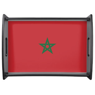 Flag of Morocco Serving Tray