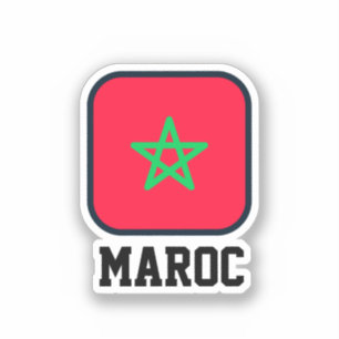 Flag of Morocco Sticker