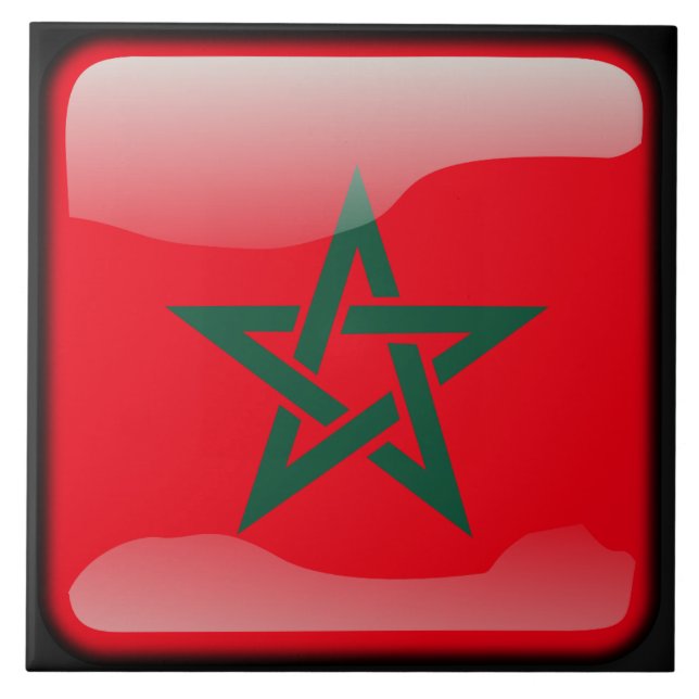 Flag of Morocco Tile (Front)