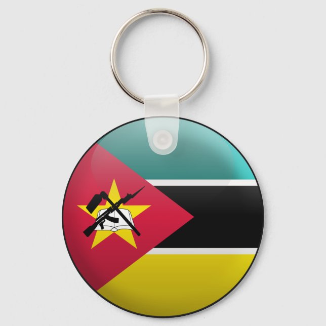 Flag of Mozambique Keychain (Front)