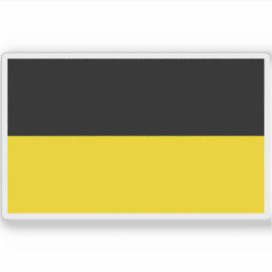 Flag of Munich (striped), Germany Sticker