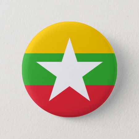 Flag Of Myanmar Button