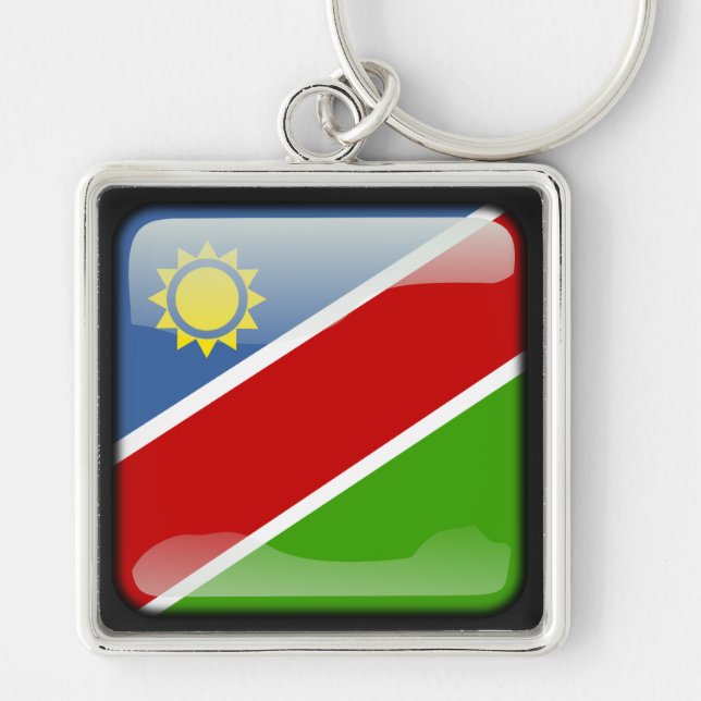 Flag of Namibia Keychain (Front)