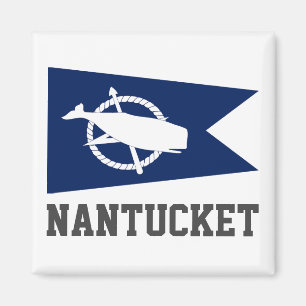 Flag of Nantucket, Massachusetts Magnet