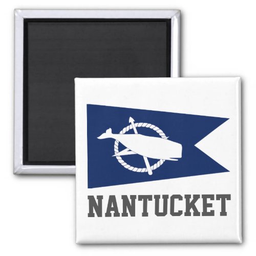 Flag of Nantucket Massachusetts Magnet