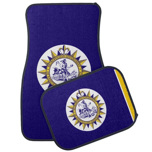 Flag of Nashville, Tennessee Car Floor Mat (Set)
